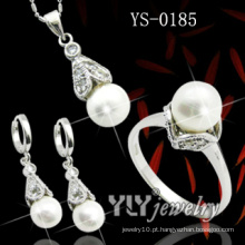 Moda 925 Prata Pearl Jóias Set (YS-0185)